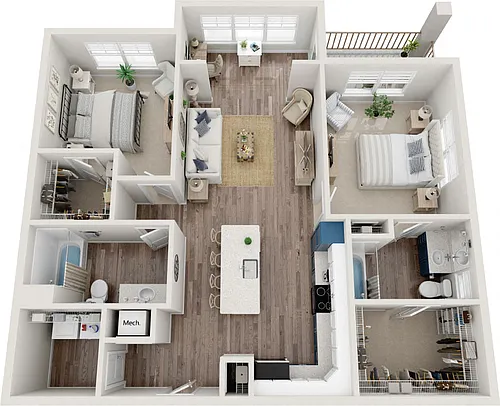 Floor plan B1