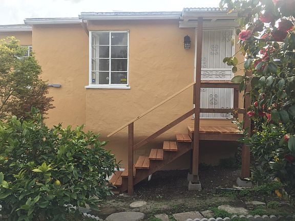 Backyard: Newly Installed Steps