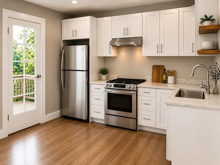 Image generated by ai as apartment is currently under renovation.