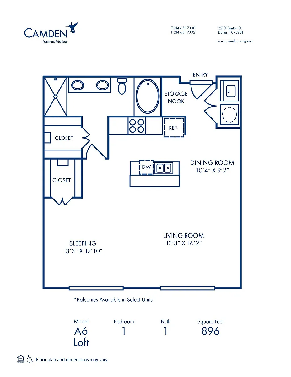 Floor plan A6 - Loft