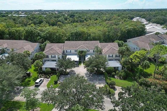 Aerial view - nature preserve directly behind the condo