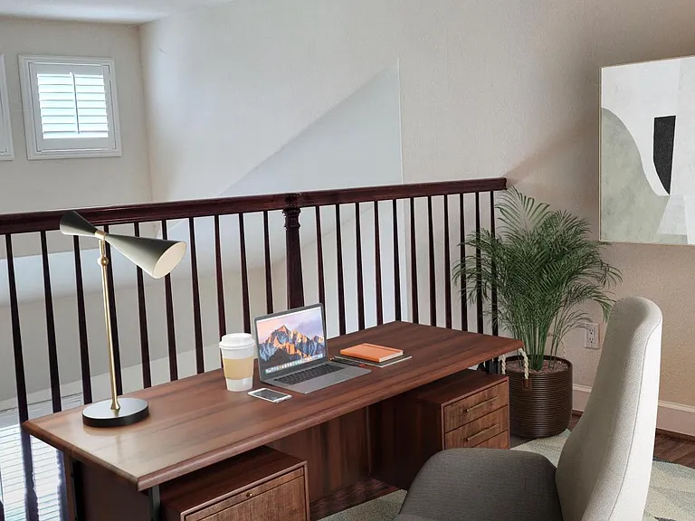 Loft (virtually staged)