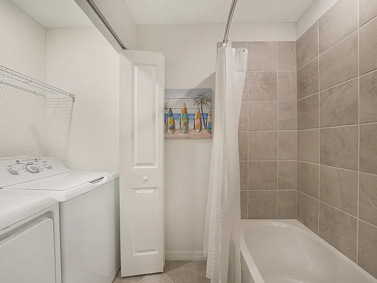 Bathroom #2 and Laundry.