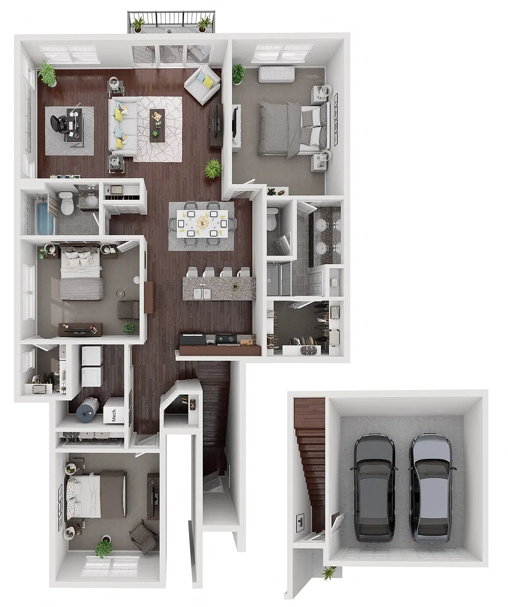 Floor plan The Oak