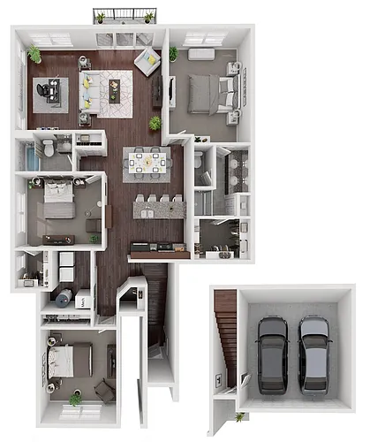 Floor plan The Oak
