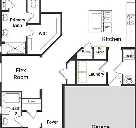 First Floor Garage Right