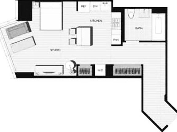 2nd image of 77 Hudson St #1212