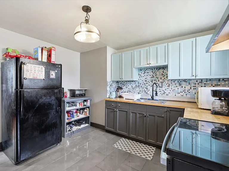 Fridge and oven included in rental.