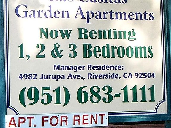 One, two and three bedrooms.