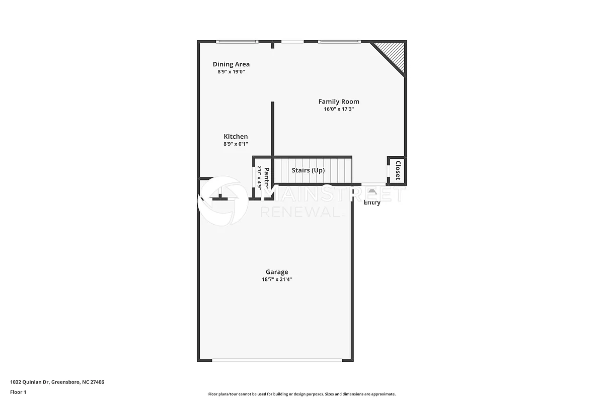 Floor Plan - 1032 Quinlan Dr