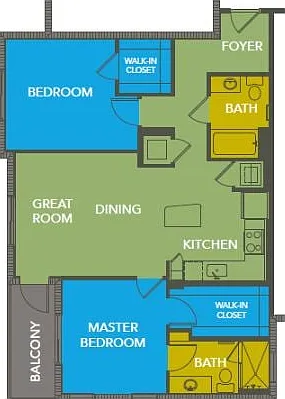 C3: 2bed bath C3: 2bed bath
