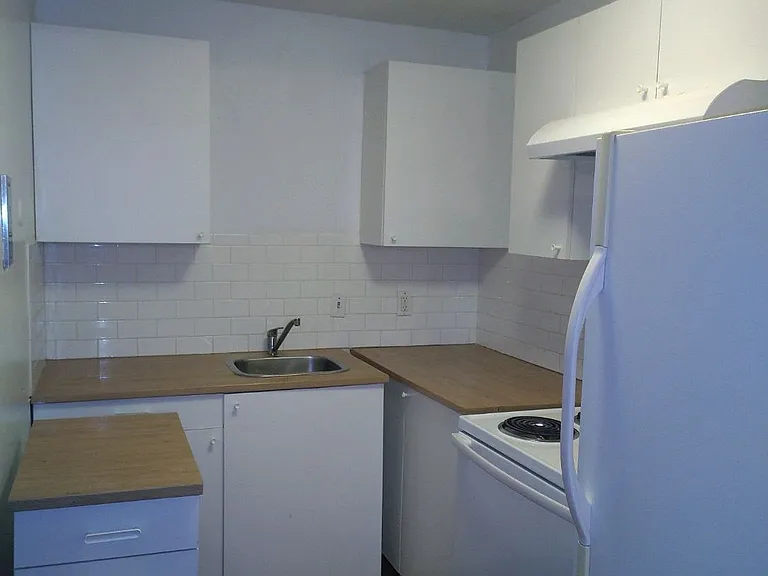 Freshly painted kitchen
