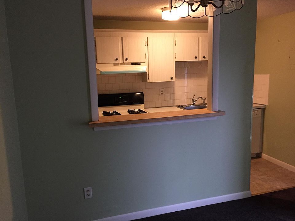 Galley kitchen from the dining room