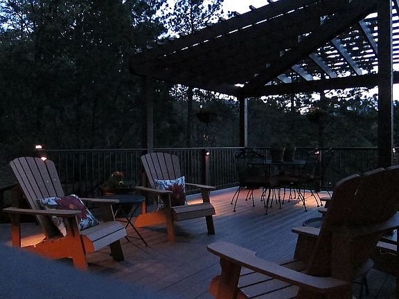 Deck at night