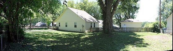 fenced lot