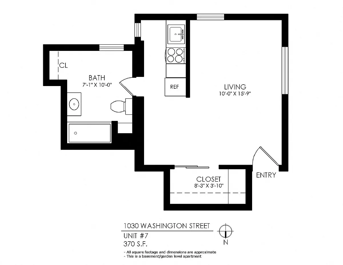 Floor plan Studio