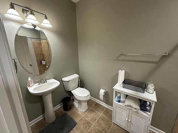 First floor full bathroom