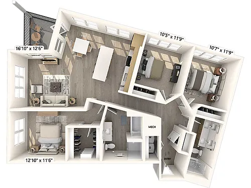 Floor plan C2