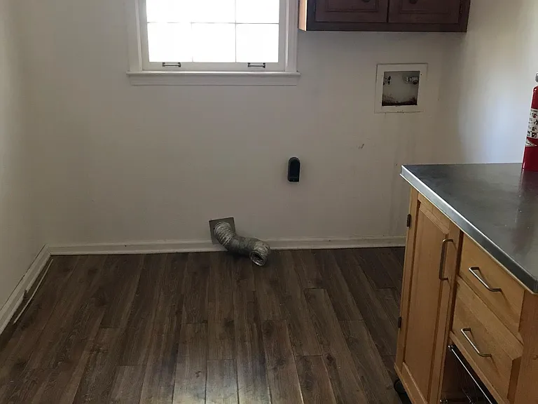 Laundry Area ready for washer and dryer