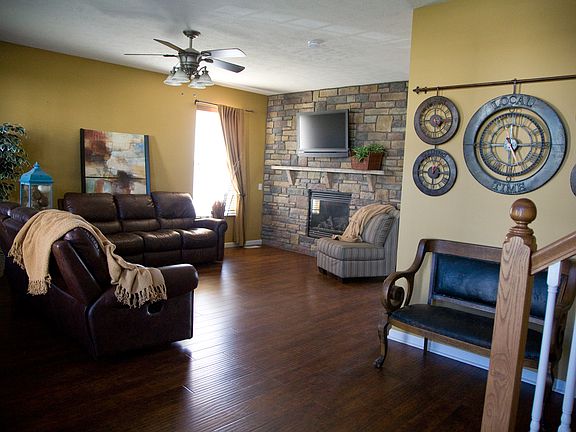 Stone Fireplace
