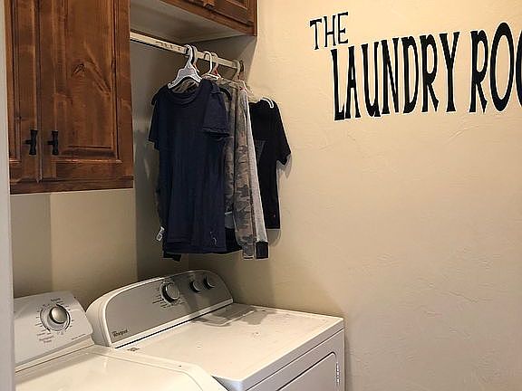 Upstairs laundry room 