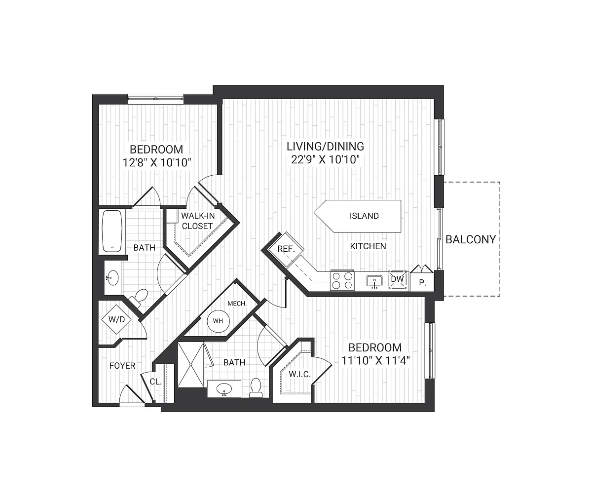 Floor plan B7