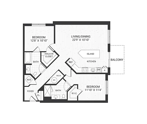 Floor plan B7