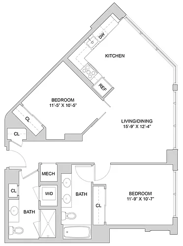 Floor plan 2 Bed_2 Bath-A1_2BR_SD.1