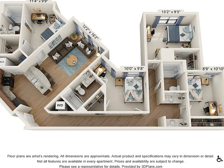 4 Bedroom 3 bathroom A 4 Bedroom 3 bathroom A