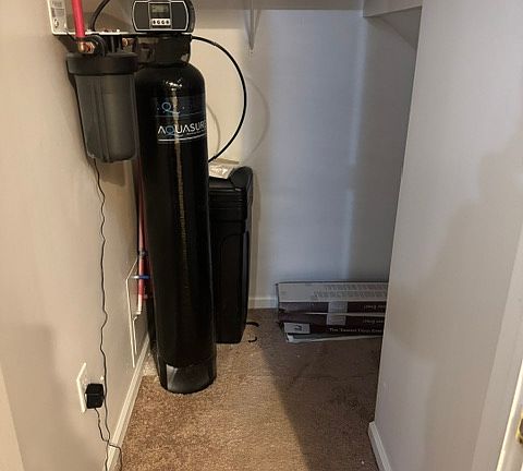 Water softner system installed Jan 2025