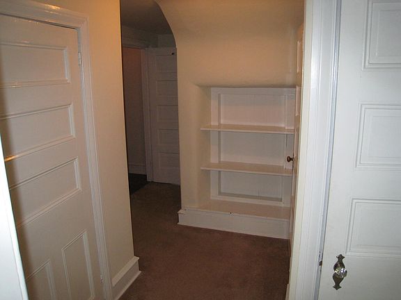 Hallway with storage