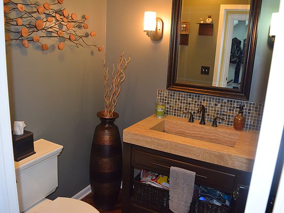 Updated powder room