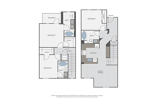 Floor plan Plan 3B Townhome