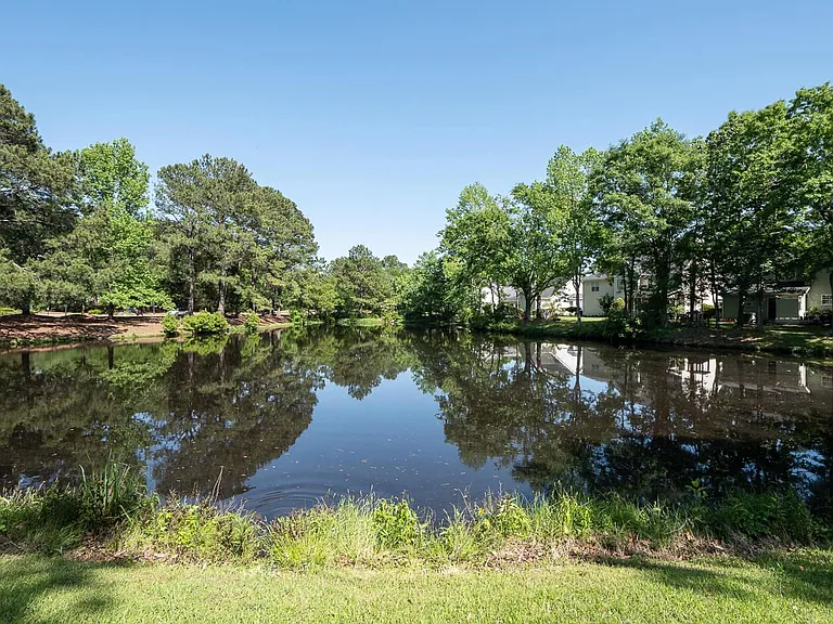 Pond view from Master Bedroom
