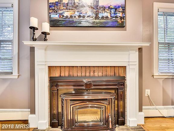 Handsome wood burning insert