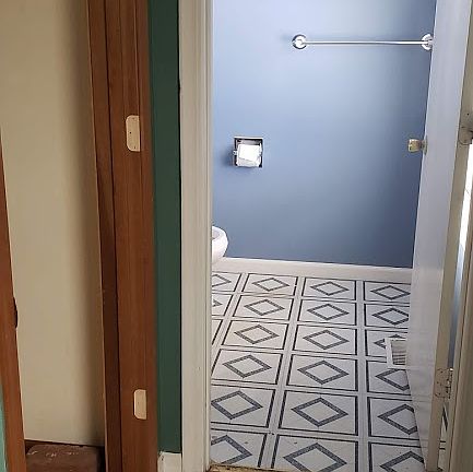 Half bathroom downstairs