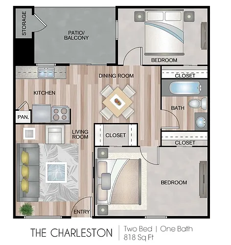 Floor plan A2 - Charleston