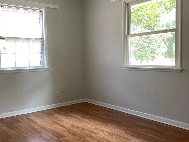 South Bedroom with Energy Star ceiling fan and dimmable overhead light.