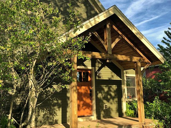 Timber framed front porch