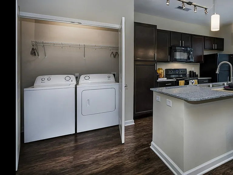Laundry is a breeze with your own full-size washer and dryer in your apartment.