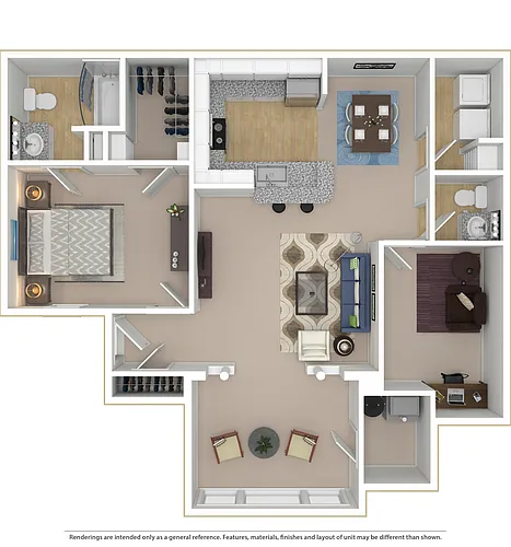 Floor plan Randolph With Sunroom - A7C