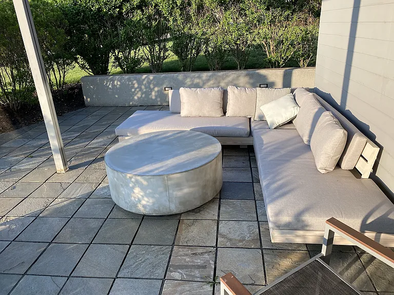 Patio lounge area