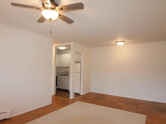 Living room looking towards kitchen