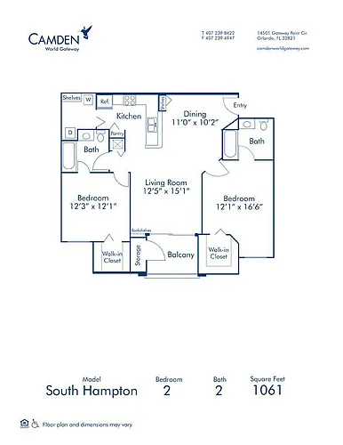 Floor plan South Hampton