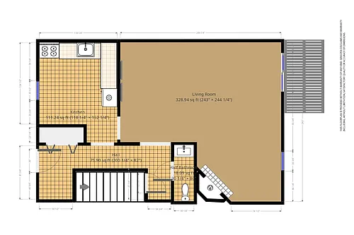 Floor plan Governours Townhouse Middle