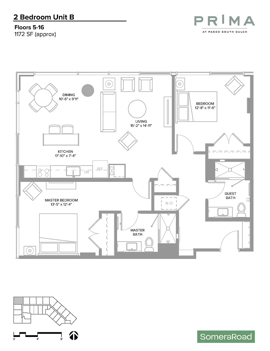 Floor plan 2B