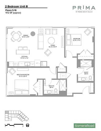 Floor plan 2B