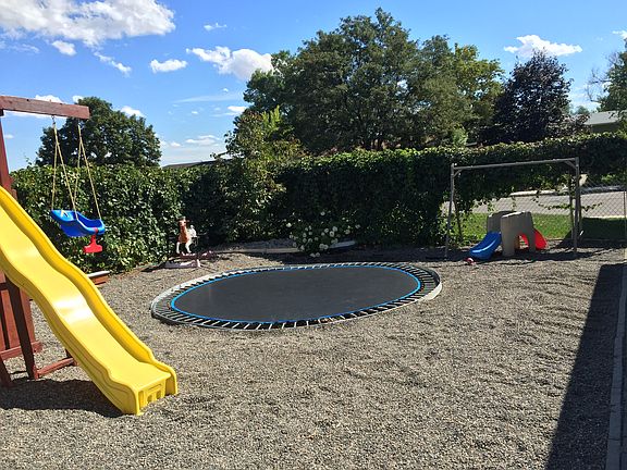 Trampoline area