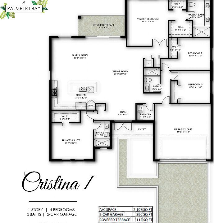 Cristina I Floorplan