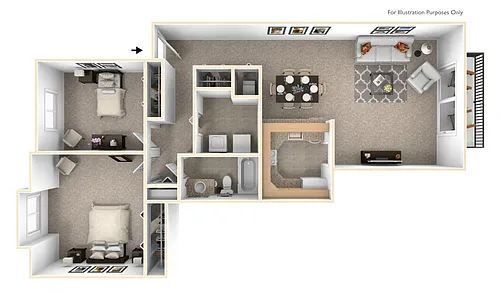 Floor plan Petunia